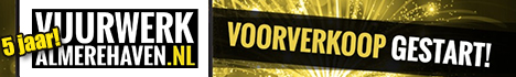 Winkelbanner - Vuurwerk Almere Haven